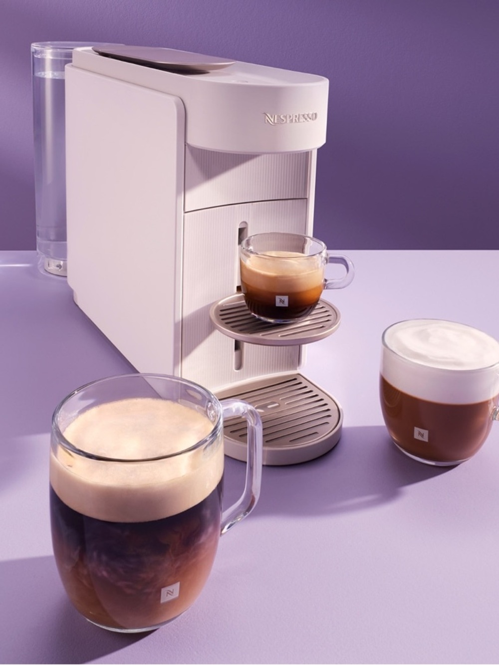 Nespresso Signature Collection, Set of 2 Glass Mugs - 490 ml NEW in box! GWP